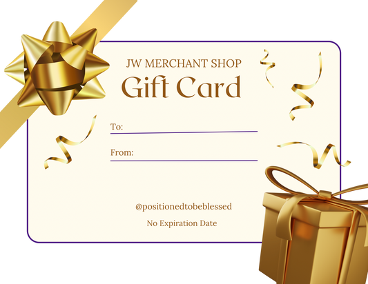 JW Merchant Shop Gift Card